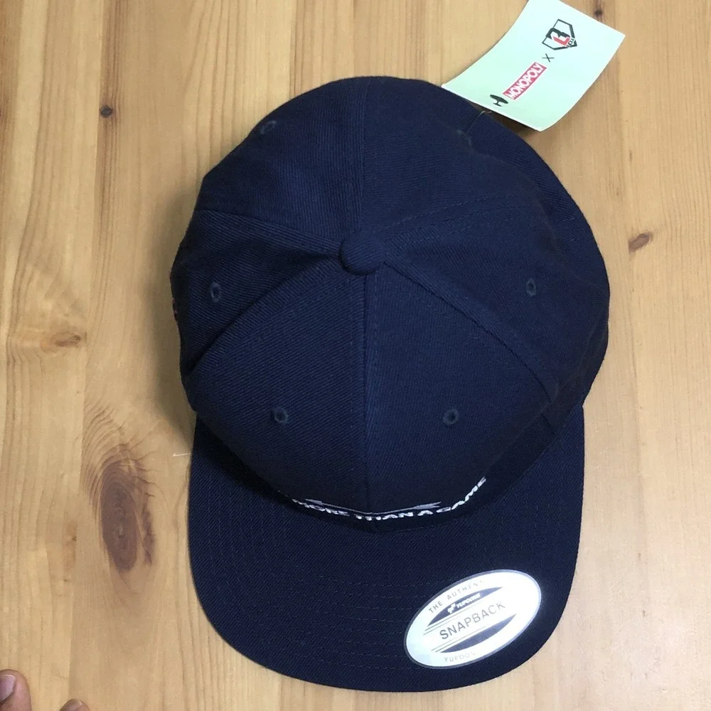 NWT Baseballe Lifestyle 101 Homerun Hustle Hat x Monopoly Snapback Hat OSFM Navy